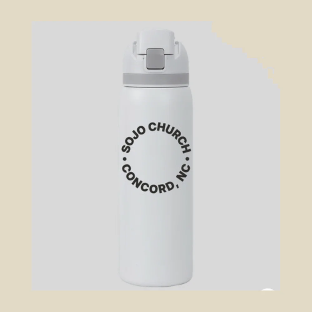 Bottle &middot; White SOJO tee