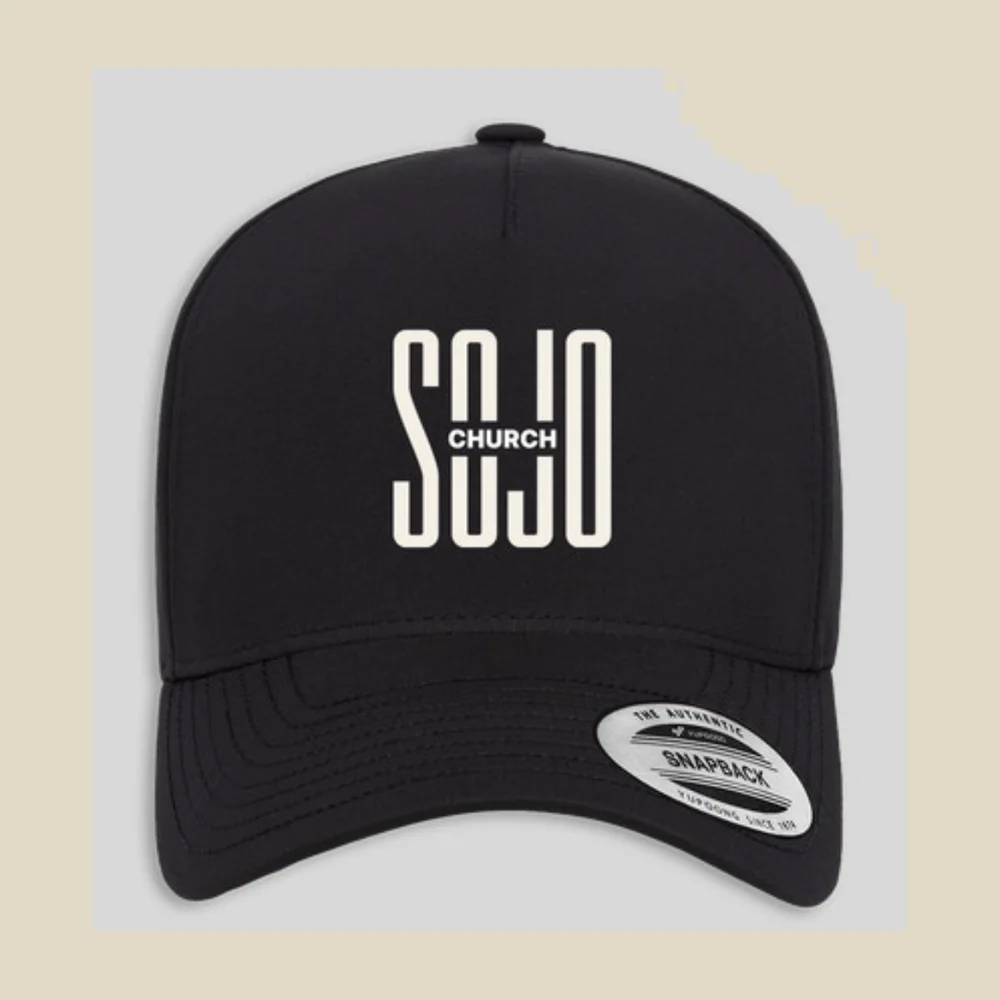 Snapback &middot; Black SOJO tee