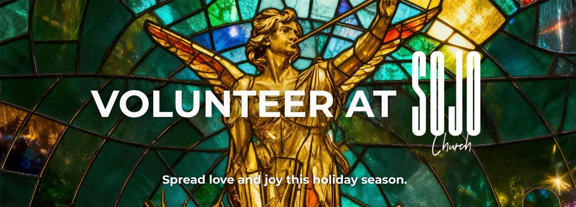 Volunteer at church, spread holiday joy and love.